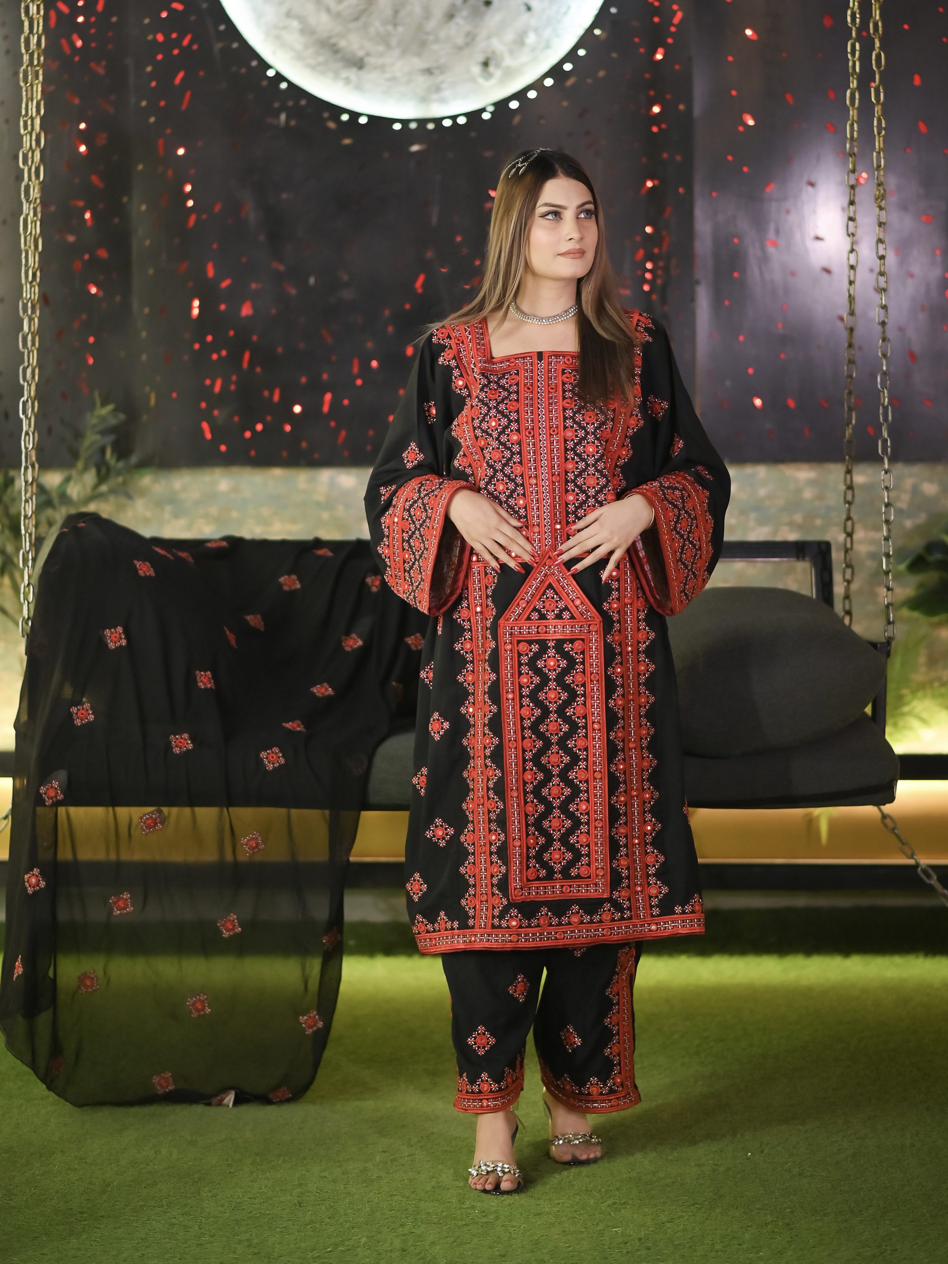 Machine Embroidered Balochi